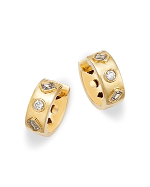 Bloomingdale's Diamond Hoop Earrings In 14k Yellow Gold, 0.45 Ct. T.w.