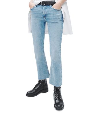 rag & bone - Peyton Mid Rise Ankle Bootcut Jeans in Austin