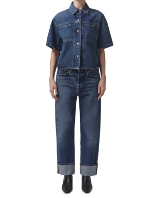 Agolde Fran Low Slung Easy Straight Jeans
