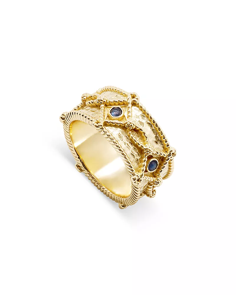 Capucine De Wulf Victoria Labradorite Band Ring