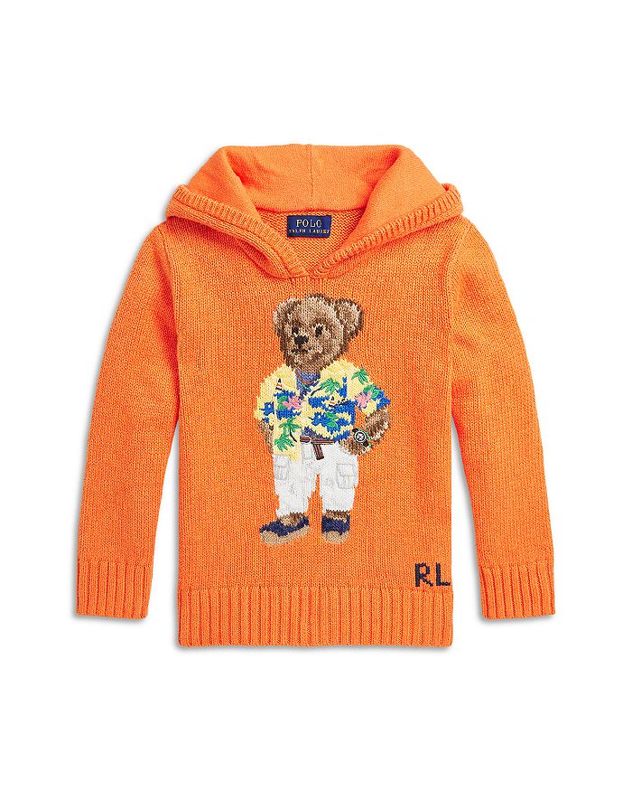 Polo bear 2024 hooded sweater