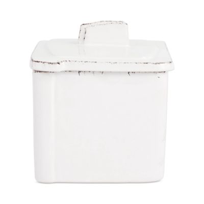 Lastra White Salt Cellar