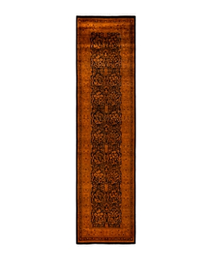 Bloomingdale's Fine Vibrance M1448 Runner Area Rug, 2'4 X 9'7 In Orange