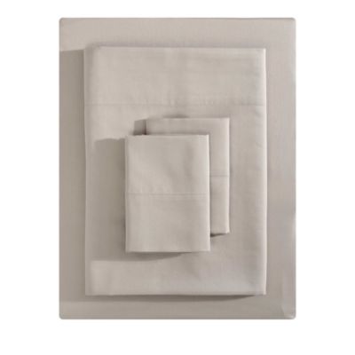 Vera Wang - Solid 800 Thread Count Sateen CVC 4 Piece Sheet Set