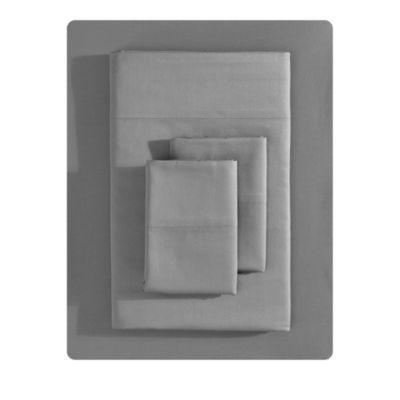Vera Wang - Solid 800 Thread Count Sateen CVC 4 Piece Sheet Set