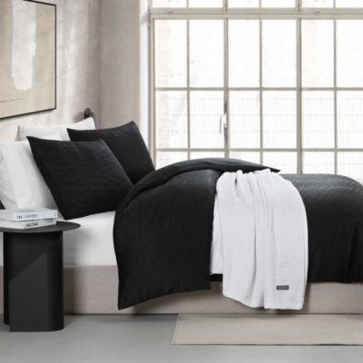 Illusion Textured 3 Piece Duvet Cover Set, King