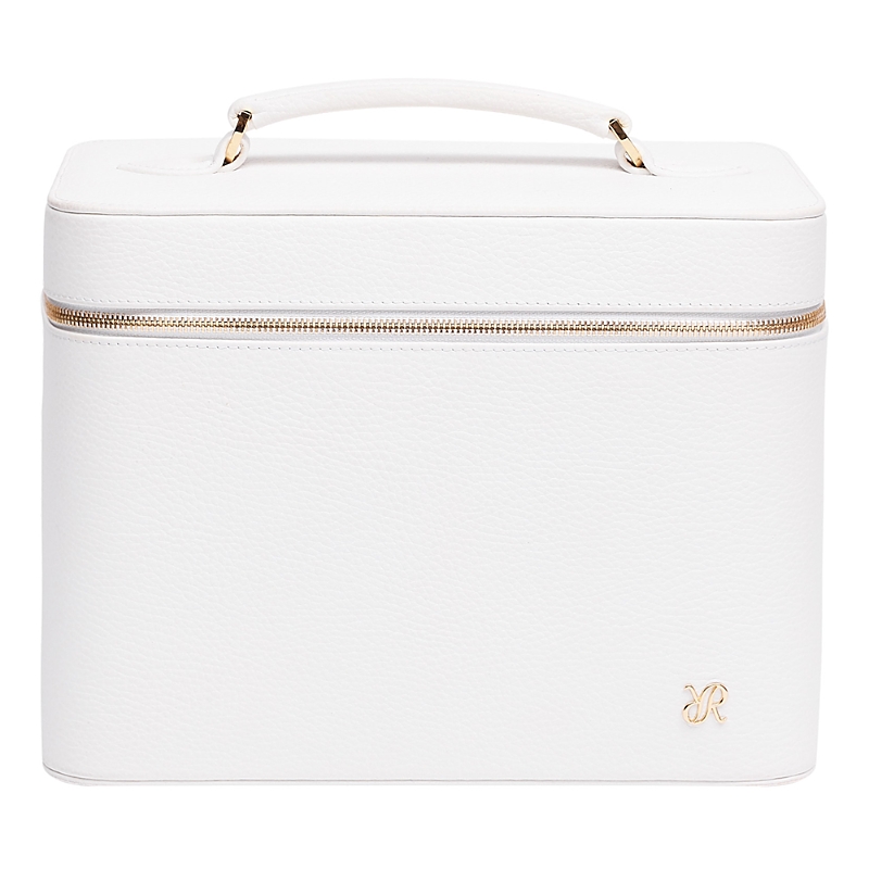 Rapport London Tuxedo Collection Vanity Case In White
