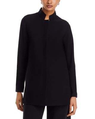 Eileen Fisher Stand Collar Jacket