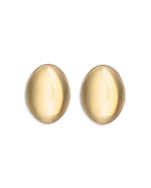 Shop Jennifer Zeuner Donni 1 Dome Earrings In Gold