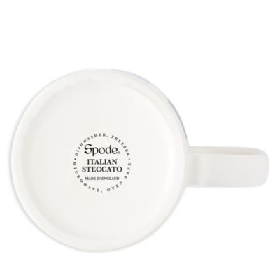 Blue Italian Steccato Bold Stripe Mugs, Set of 4