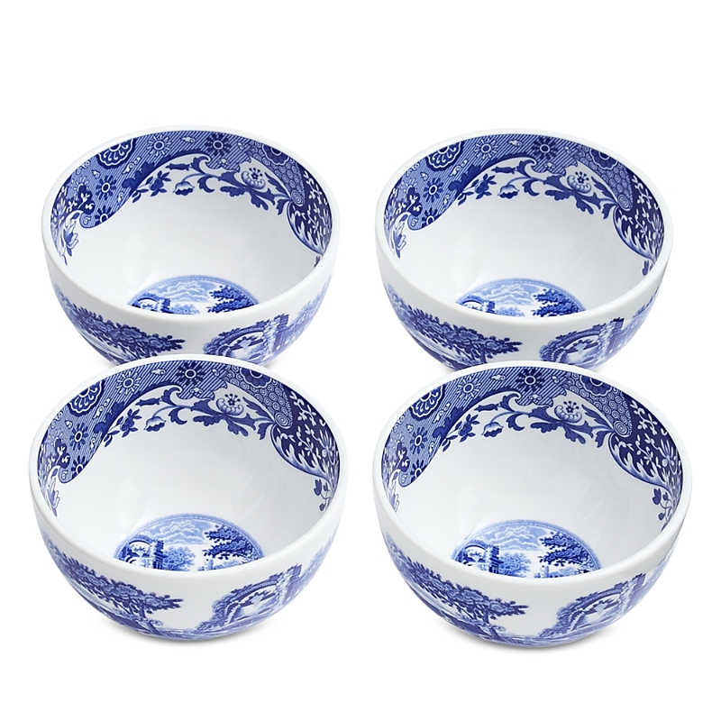Spode Blue Italian Dip Bowls, Set Of 4 In Blue
