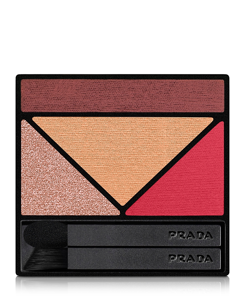 Prada Dimensions Multi-effect Refillable Eyeshadow Palette In Pulp