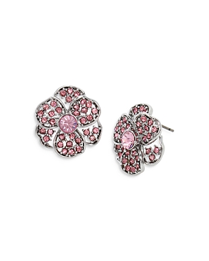 Kurt Geiger Flower Stud Earrings In Pink