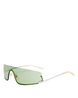 Gucci - Rimless Shield Sunglasses, 99mm