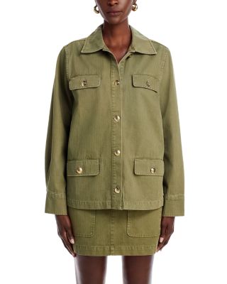 【関税込み】ANINE BING カーキ Corey ジャケット Anine Bing Corey Cotton Flap Pocket Jacket | Bloomingdale's