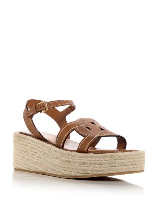 Tod's - Women's Kate Platform Wedge Espadrille Sandals
