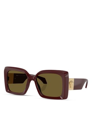 Versace - Medusa Plaque Square Sunglasses, 54mm