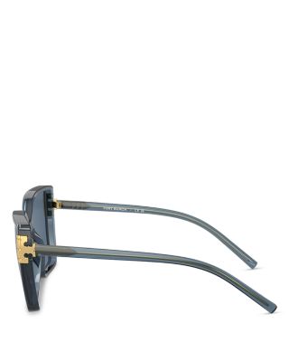 Flat Eleanor Square Sunglasses, 58mm