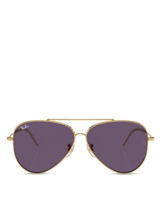 Ray-Ban Aviator Reverse Sunglasses, 62mm