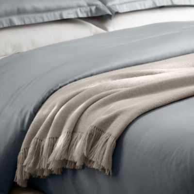 Reserve Alpaca Pin Check Oversized Throw Blanket