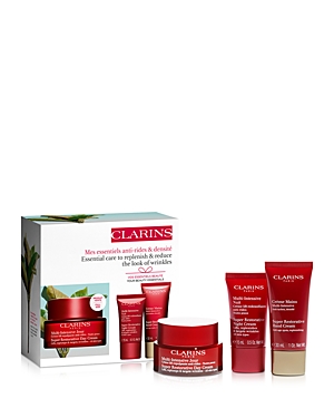Clarins Super Restorative Anti-Aging Skincare Starter Gift Set ($192 value)