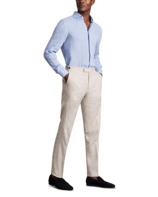 Kin Linen Slim Fit Suit Pants