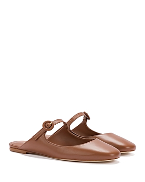 Larroude Larroudé Blair Patent Mary Jane Mule In Caramel