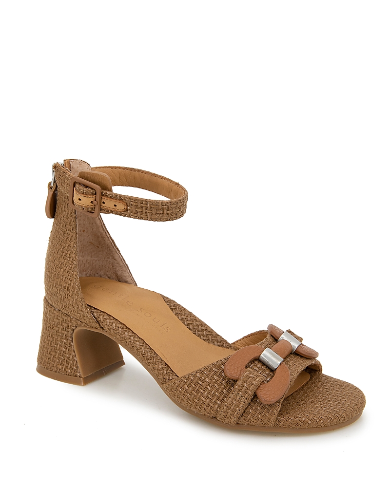 GENTLE SOULS BY KENNETH COLE GENTLE SOULS BY KENNETH COLE WOMEN'S IONA ANKLE STRAP HIGH HEEL SANDALS