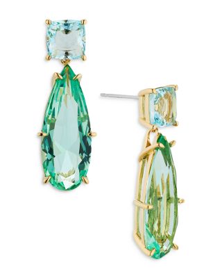Nadri Watercolor Pear Drop Earrings in 18K Gold Plated