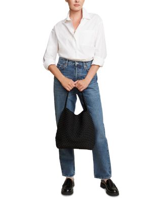 人気【NAGHEDI】送料関税込★Nomad Medium Hobo バッグ Nomad Medium Hobo | Ecru