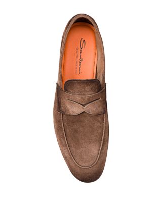Carlos Suede Penny Loafers