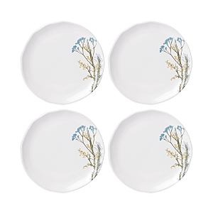 Lenox Wildflowers Dinner Plates, Set Of 4 In White