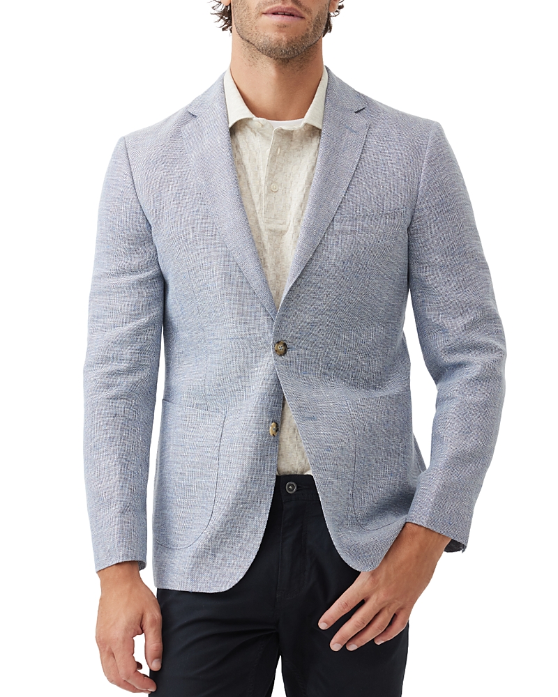 Rodd & Gunn Men's The Cascades Wool & Linen-blend Slim-fit Two-button Blazer In Sky