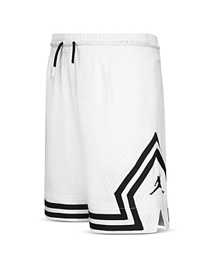 Shop Jordan Boys' Air Diamond Shorts - Big Kid In White