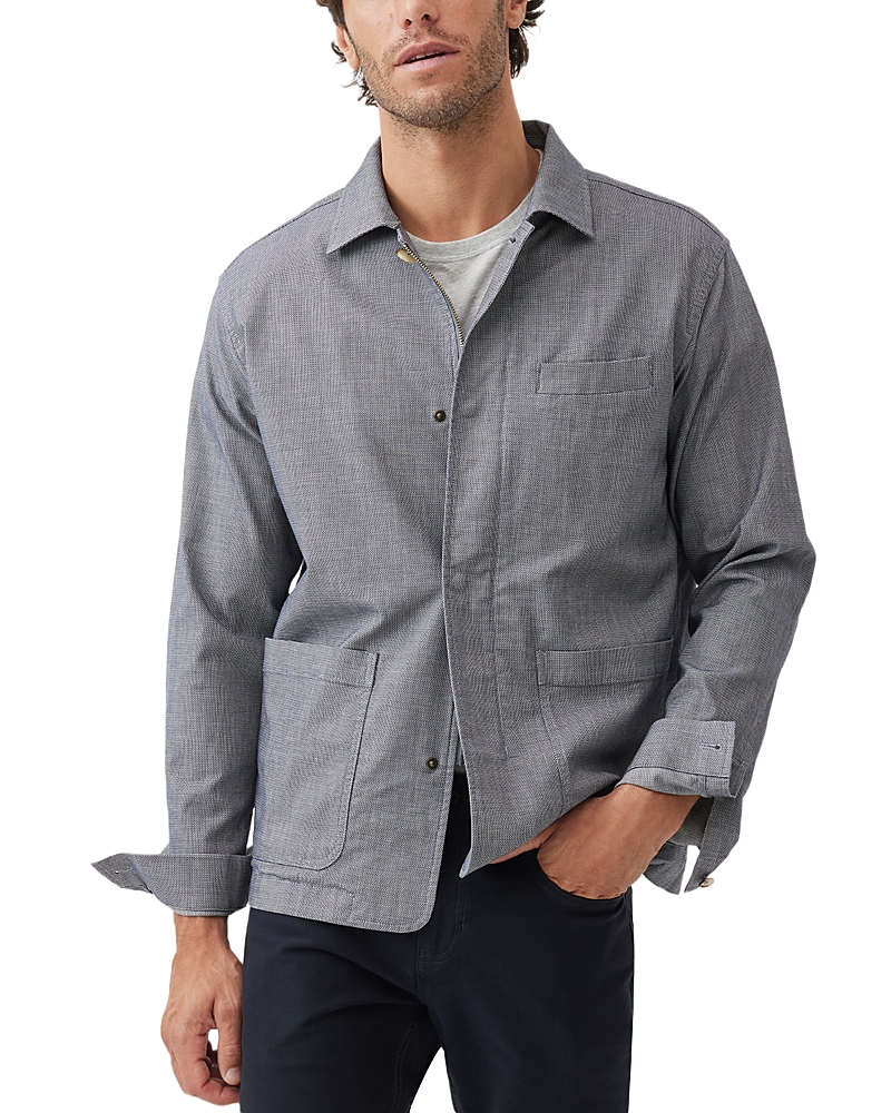 Rodd & Gunn Claverly Cotton Blend Shirt Jacket In Indigo