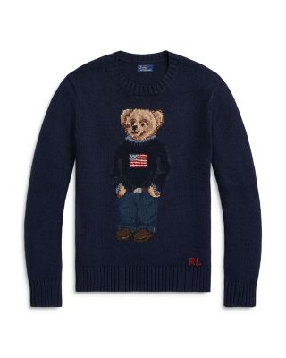 Polo Bear Flag Crewneck Sweater