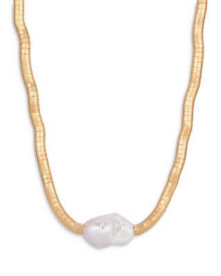 Ettika - Freshwater Baroque Pearl Collar Necklace, 15-20"