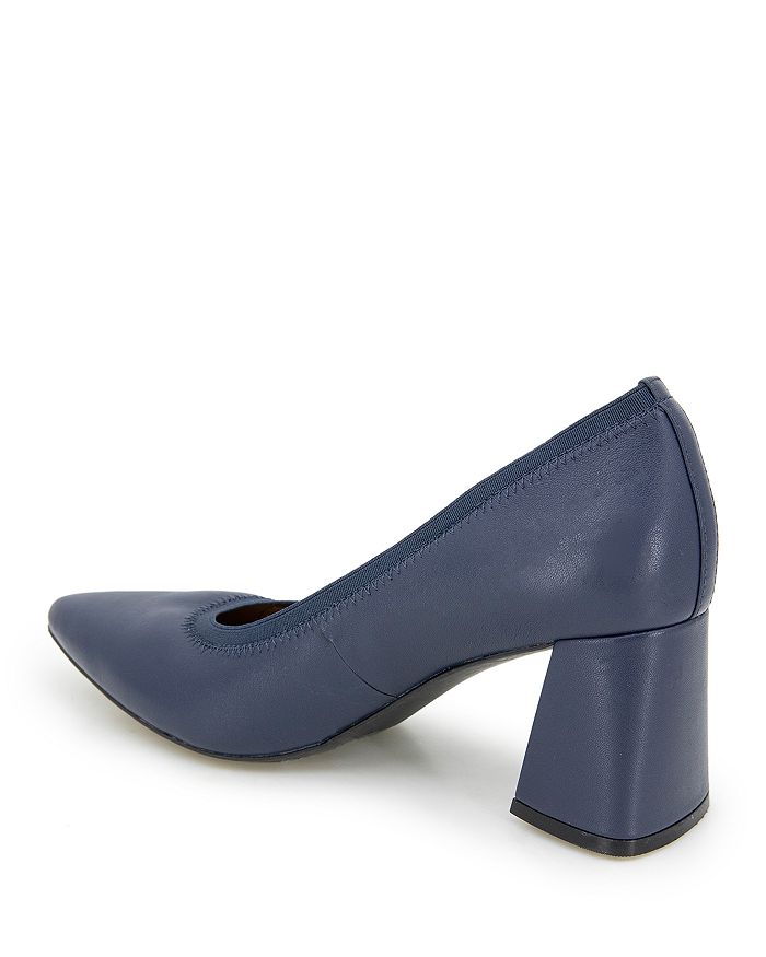 Shop Gentle Souls By Kenneth Cole Women's Dionne Pointed Toe Slip On Pumps In Navy