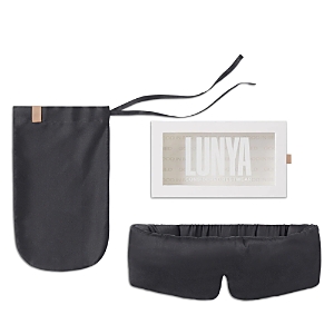 Shop Lunya Weighted Silk Sleep Mask In Meditative Grey