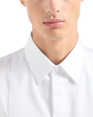 Bib-Front Slim Fit Tuxedo Shirt