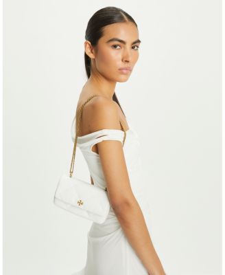 Mini Kira Diamond Quilted Leather Flap Bag