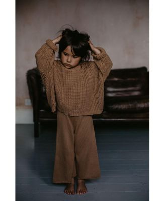 Unisex Wide Leg Knit Trouser - Little Kid, Big Kid
