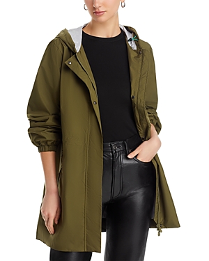 Shop Save The Duck Fleur Hooded Jacket In Dusty Olive