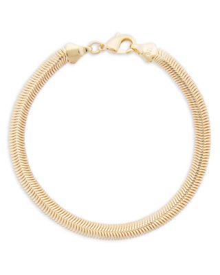Shashi Snake Chain Bracelet in 14K Gold Plated