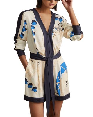REISS - Isabella Printed Romper