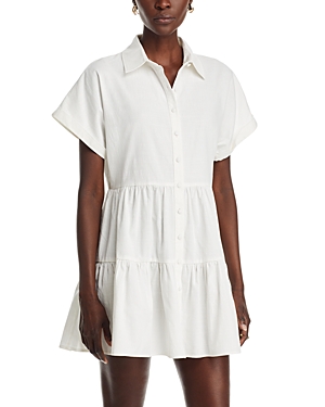 Aqua Mini Shirt Dress - 100% Exclusive In White
