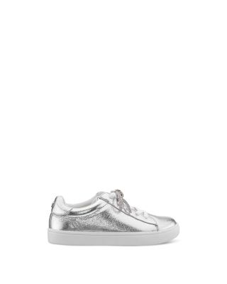 Girls' Kalen Rhinestone Bow Slip On Sneakers