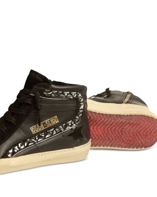 Women's Slide Embellished High Top Sneakers