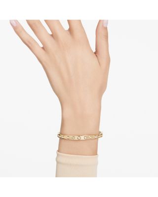 Numina Crystal Raised Bezel Bangle Bracelet