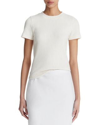 Vince - Ribbed Crewneck Tee